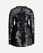 Short Sequin Dress - BLACK | Base Blu