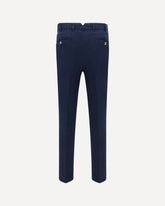 Dyed cotton Pants - BLUE | Base Blu