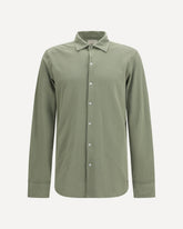 Cotton Shirt - GREEN | Base Blu