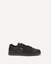Leather Sneakers - BLACK | Base Blu