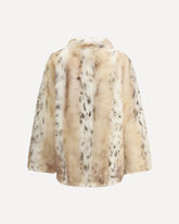 Cappotto in shearling  - CREMA  | Base Blu