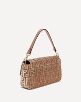 Borsa a Spalla Baguette in velluto - ROSA | Base Blu