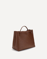 Large Andiamo Shoulder Bag - BROWN | Base Blu