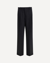 Pantaloni in lana vergine - NERO | Base Blu