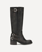 Dakota biker Boots - BLACK | Base Blu