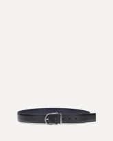 Reversible leather Belt - BLACK | Base Blu