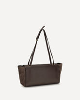Symmetry Trapeze Medium Shoulder Bag - BROWN | Base Blu