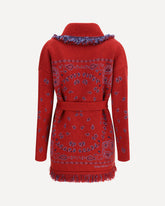 Bandana jacquard Cardigan - BORDEAUX | Base Blu