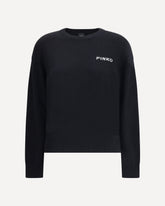 Maglione con logo  - NERO | Base Blu