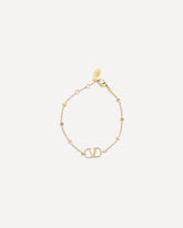 Vlogo Signature Bracelet with Swarovski® crystals - GOLD | Base Blu