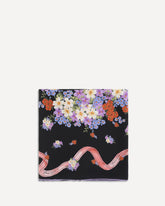Silk Scarf with floral print - MULTICOLOUR | Base Blu