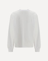 Long-Sleeve T-shirt with cherries print - WHITE | Base Blu