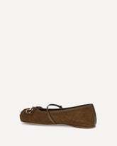 Horsebit Ballerinas - BROWN | Base Blu