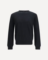 Merino wool Sweater - BLACK | Base Blu