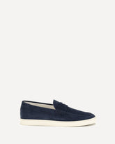Suede Loafers - BLUE | Base Blu