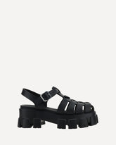 Oversize Sandals - BLACK | Base Blu