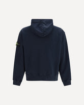 Hooded Sweatshirt with front pocket - BLUE | Base Blu
