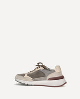 Leather Sneakers - GREY | Base Blu