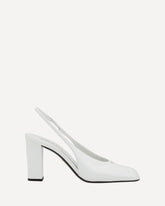 Leather Pumps - WHITE | Base Blu