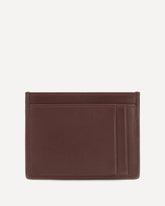 Matelassé nappa leather Card Holder - BORDEAUX | Base Blu