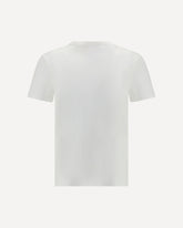 Cotton T-shirt - WHITE | Base Blu