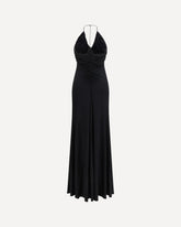Abito lungo in jersey  - NERO | Base Blu