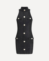 Baroque short Dress - BLACK | Base Blu