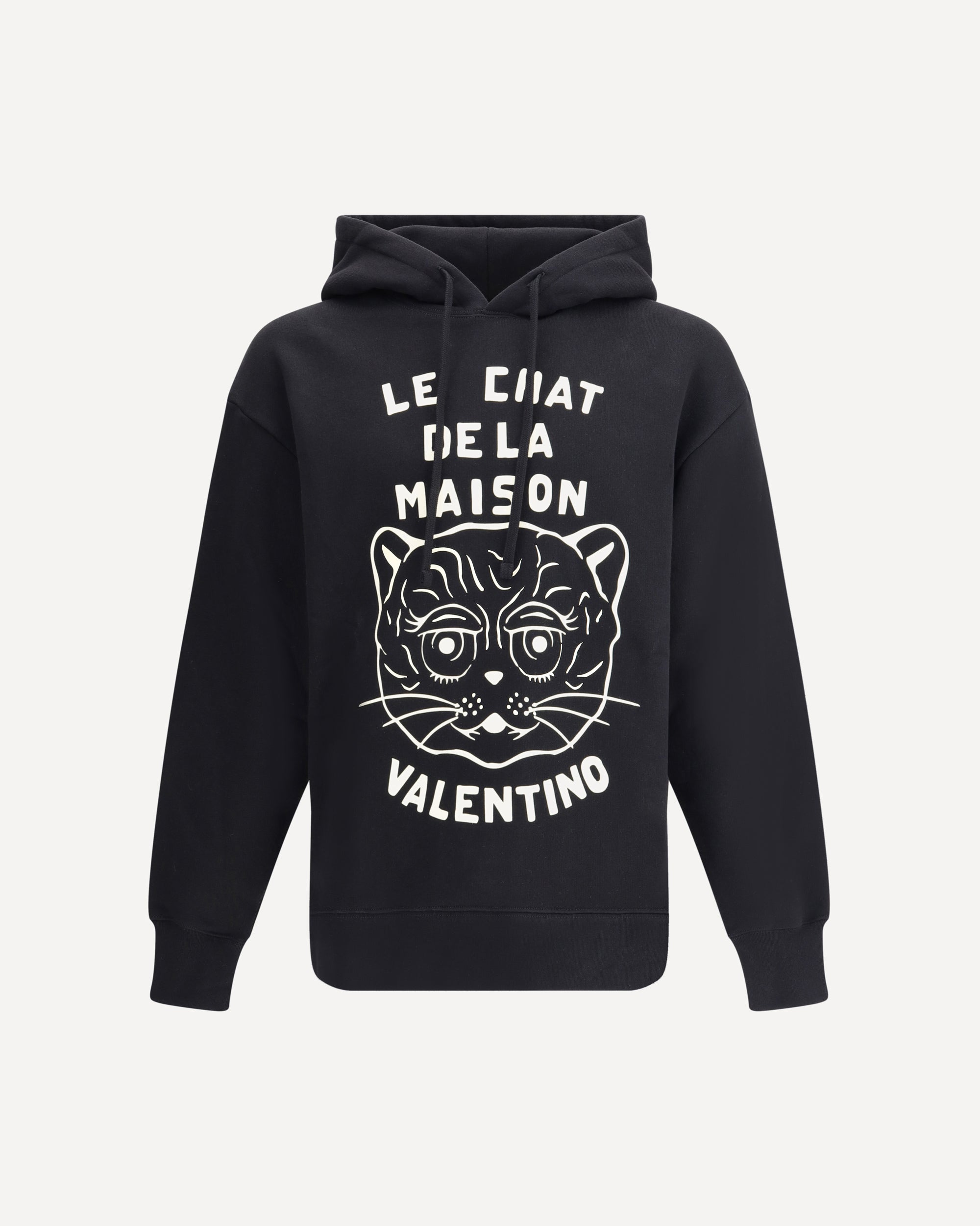 VALENTINO Le Chat De La Maison Hoodie BLACK | Base Blu