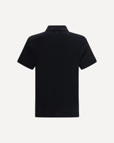 Ami de Coeur short-sleeved Polo Shirt - BLACK | Base Blu