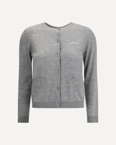Cardigan in cashmere - GRIGIO | Base Blu