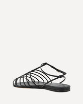 Tee Cage Sandals - BLACK | Base Blu