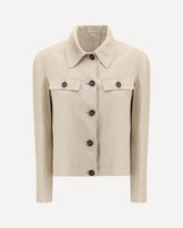 Linen Jacket - BEIGE | Base Blu