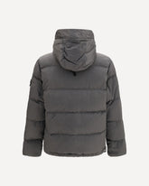 Nylon Metal hooded Puffer Jacket - GREY | Base Blu