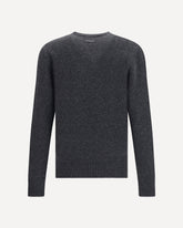 V-neck Wool Pullover - GREY | Base Blu