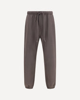 Pantaloni jogging in jersey - MARRONE | Base Blu