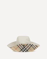Check Bucket Hat - WHITE | Base Blu