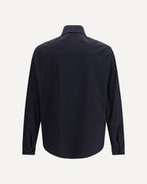 Giacca camicia in tessuto tecnico  - BLU | Base Blu