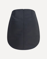 Satin Miniskirt - BLACK | Base Blu