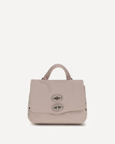 Saeta Baby leather Postina Handbag - PINK | Base Blu