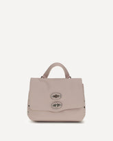 Saeta Baby leather Postina Handbag - PINK | Base Blu