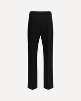 Pantaloni in lana vergine - NERO | Base Blu