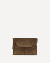 BC Duo suede Clutch Bag - BROWN | Base Blu
