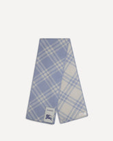 Sciarpa in lana Check - AZZURRO | Base Blu