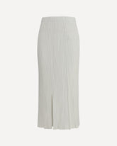 Wavy midi Skirt - WHITE | Base Blu