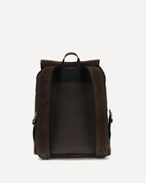 Antibes Backpack in suede - BROWN | Base Blu