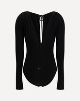 Body in viscosa stretch - NERO | Base Blu