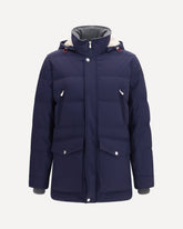 Nylon hooded Jacket - BLUE | Base Blu