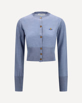 Bea wool Cardigan - LIGHT BLUE | Base Blu