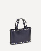 Rockstud mini Handbag - BLACK | Base Blu