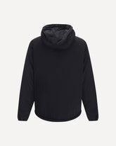 Dunwich nylon Hooded Jacket - BLACK | Base Blu